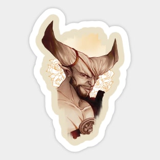 Hearts Afire: The Iron Bull Sticker